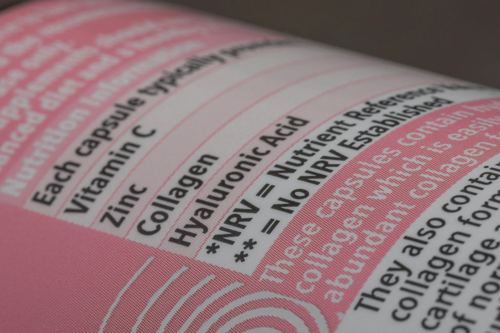 Supplement Labels