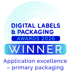 Digital Labels & Packaging Awards 2026 Winner - Label Apeel