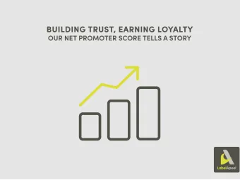 Building Trust, Earning Loyalty