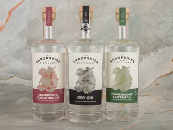 Spirits Labels for The Shropshire Distillery