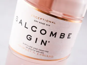 Salcombe Distillery, Rose Sainte Marie Gin Labels