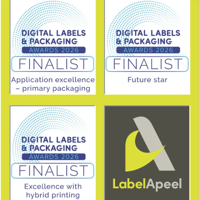 Label Apeel named as triple finalist at Digital Labels & Packaging Awards 2026