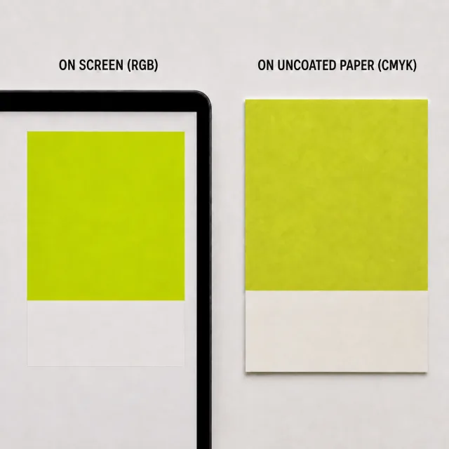 CMYK vs RGB: Why Printed Labels Look Different from Your Screen?